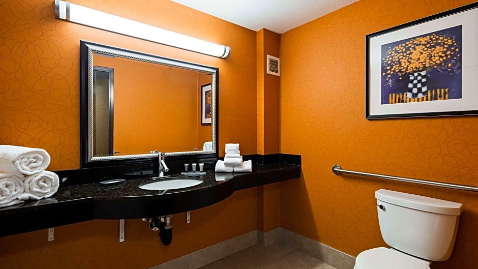 Photo 1 of 11 of 2 Queen Beds with Sofabed Suite, Mobility Accessible, Bathtub
