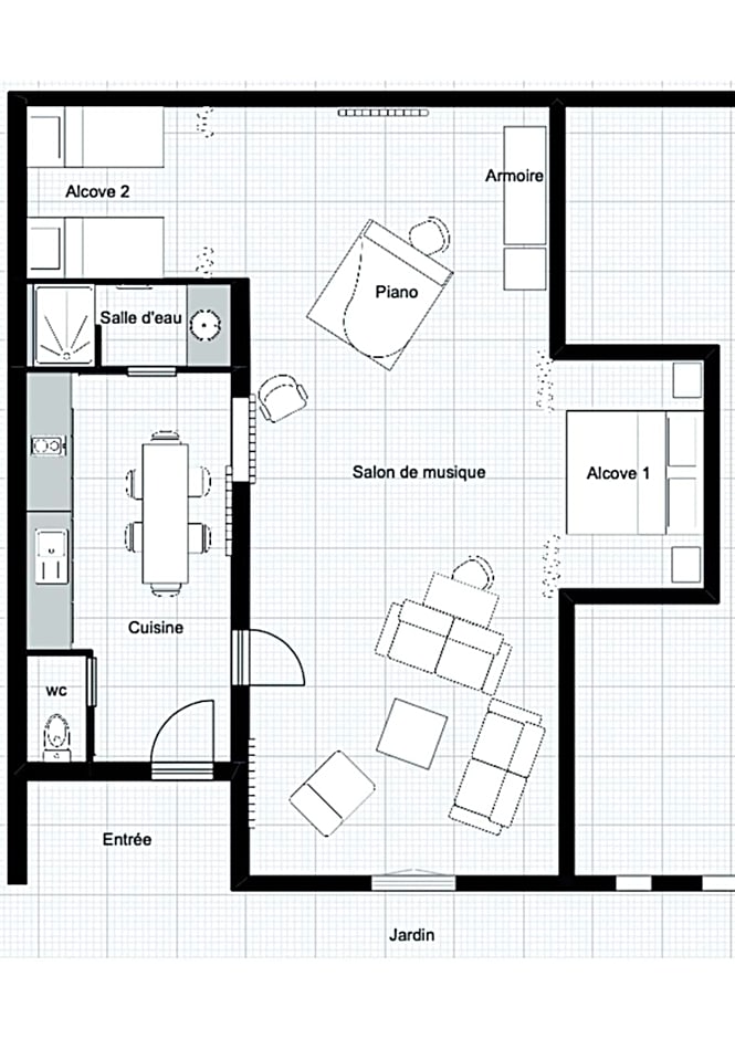 Gîte Le Salon de Musique