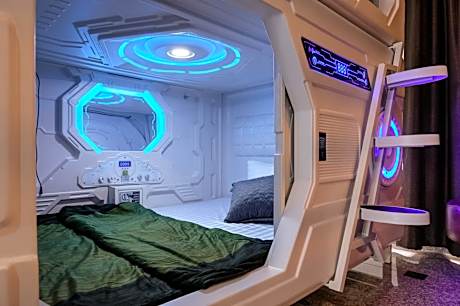 Capsule with Shared Bathroom