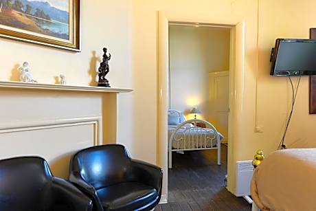 Family Room with Shared Bathroom