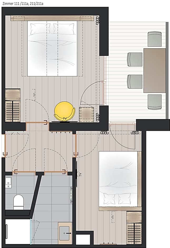Foto 1 dari 7 — 2 Bedroom Suite