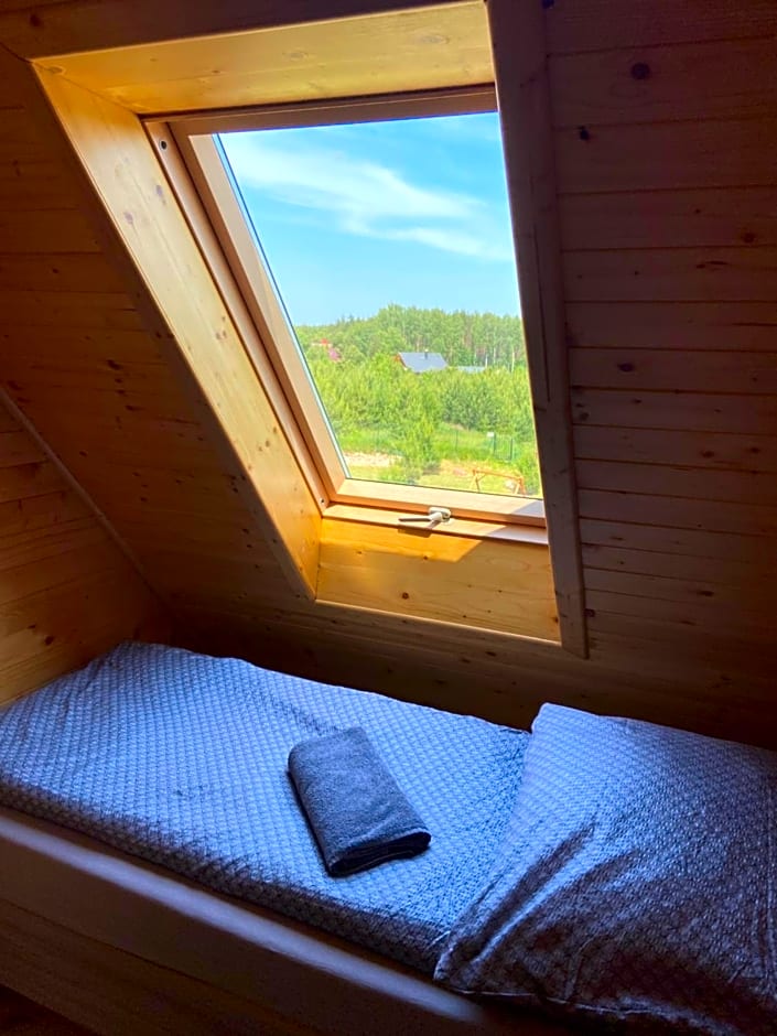 Dolina Bella - ogrzewany domek z balią, sauną i kominkiem w sercu Kaszub