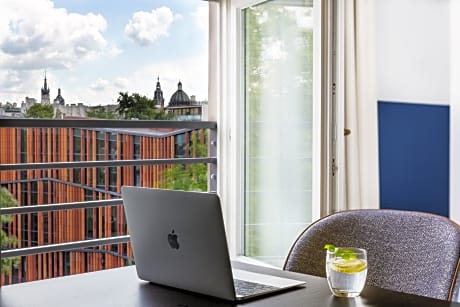 Apartament z 1 sypialnią i widokiem na miasto (42)