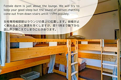 Bunk Bed in Female Dormitory Room