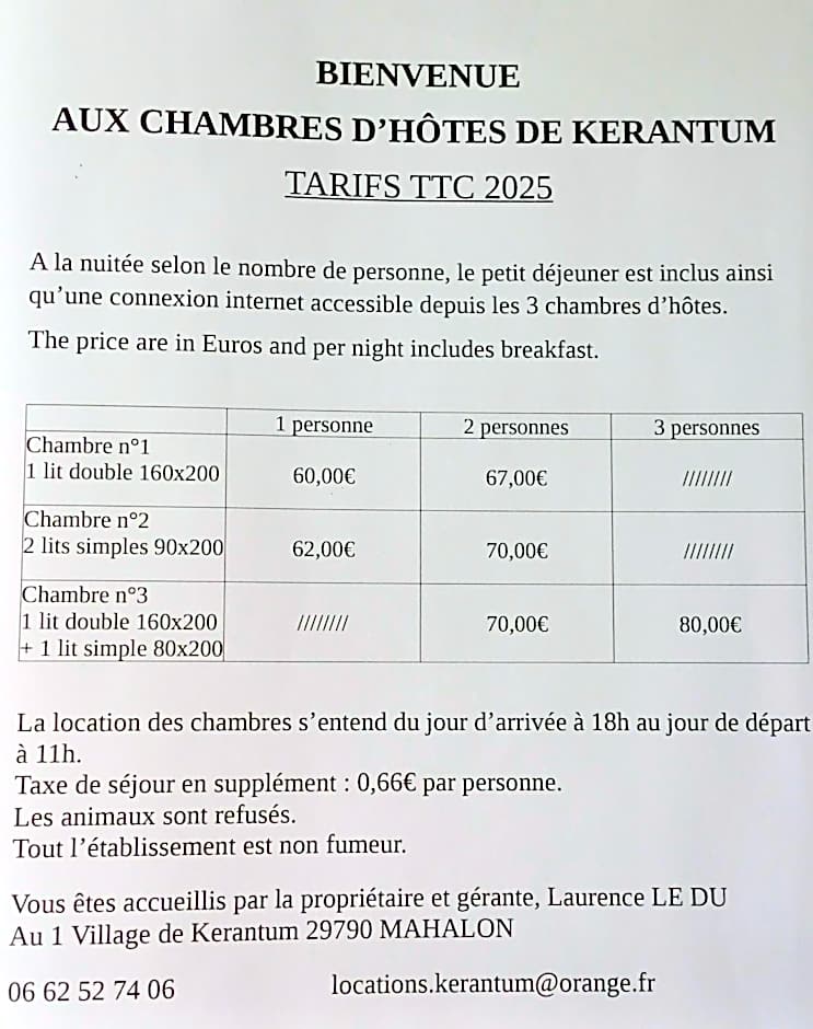 Kerantum à10mn des baies de Douarnenez et Audierne avec cuisine à disposition