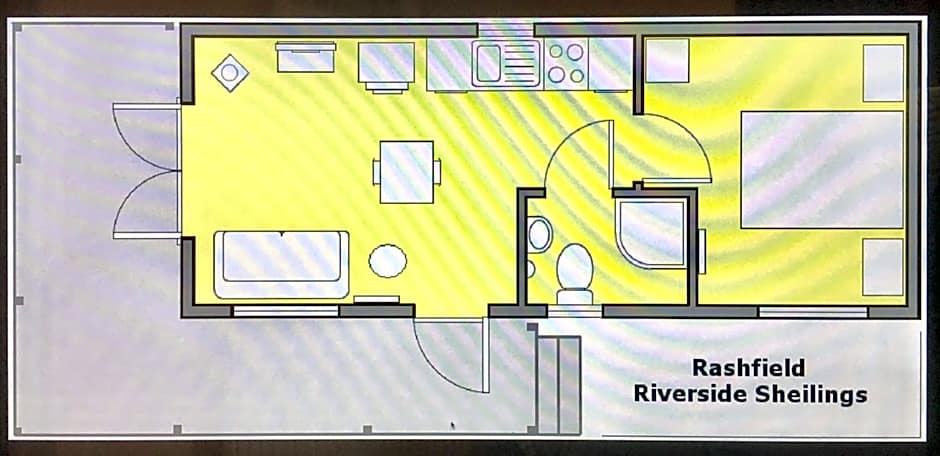 Rashfield Sheilings - Riverside Lodges, by Pucks Glen, Dunoon