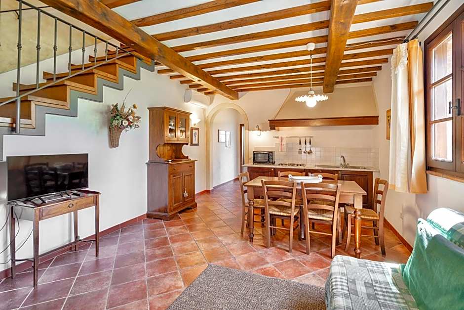 ISA-Holiday-Home with swimming-pool in San Gimignano, apartments with air conditioning and private outdoor area