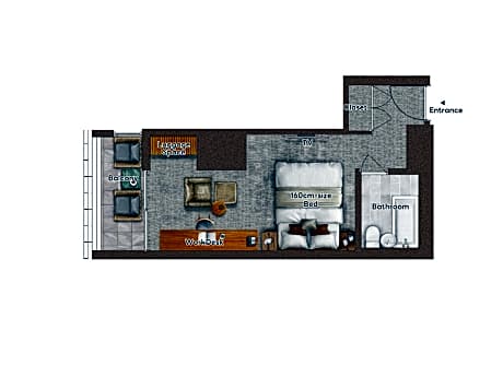 Queen Room with Balcony