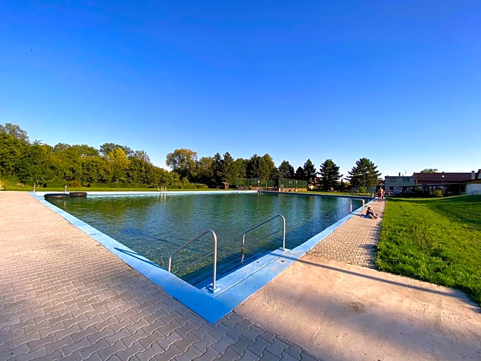Cozy wood hut on the farm