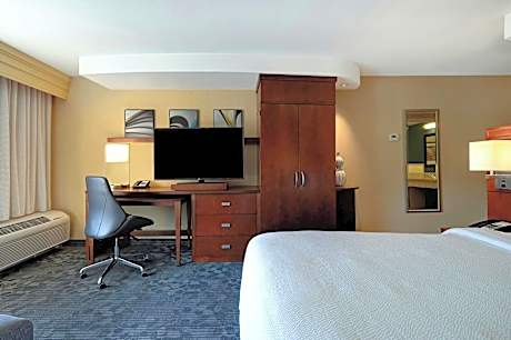 Room, 1 King Bed with Sofa bed, Mountain View (Mobility/Hearing Access, Roll-In Shwr)