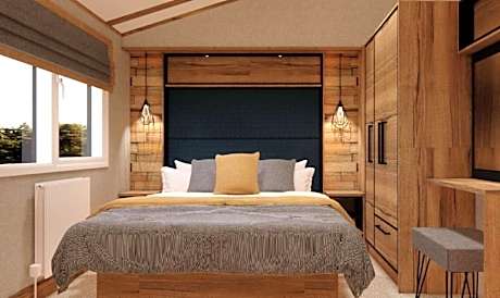 Woodland Waterside Lodge 10 Berth, Hot Tub Pet Free (8+2) No Pets