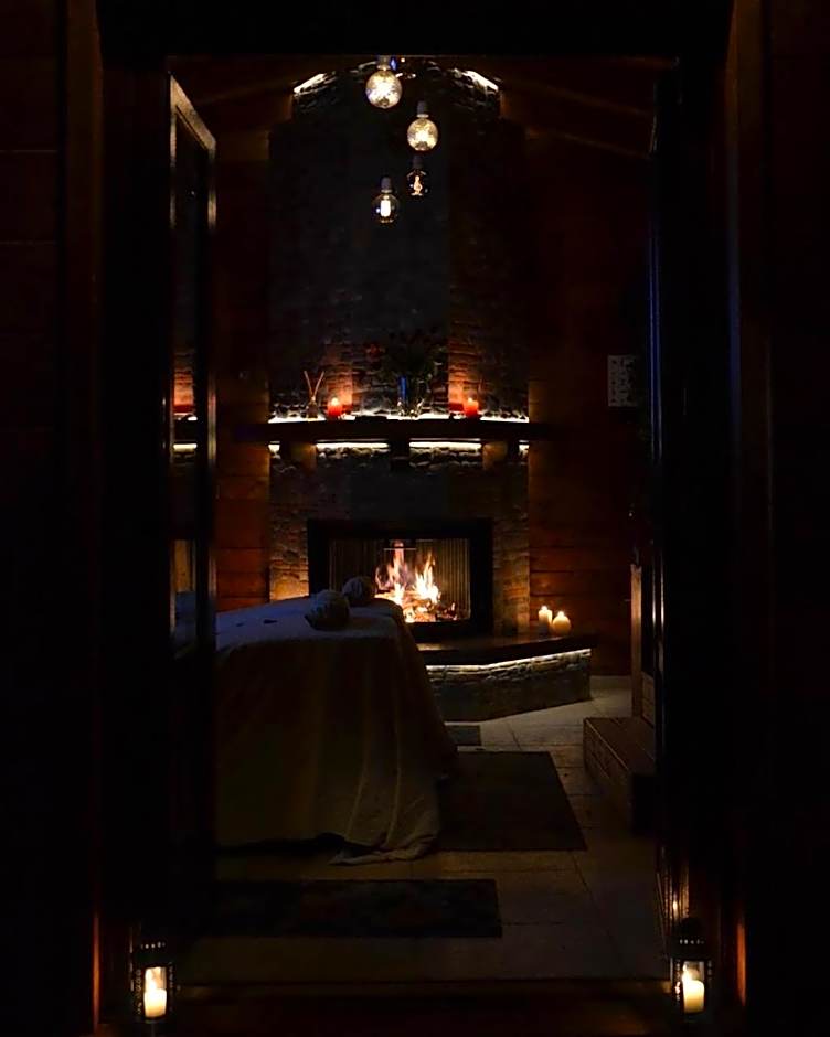 Mini spa in chalet bosco e trullo