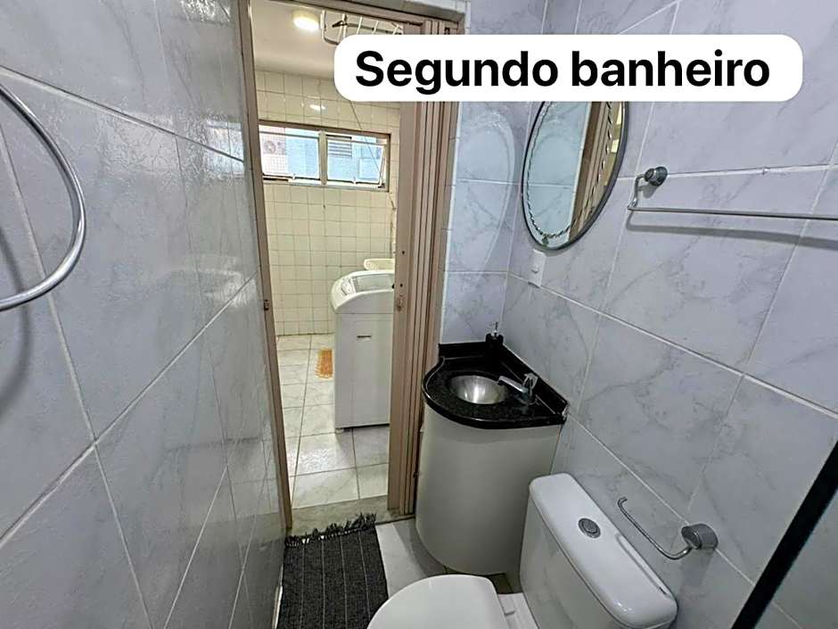 BEIRA-MAR praia pajuçara com lavadora - dois quartos - Apto 304