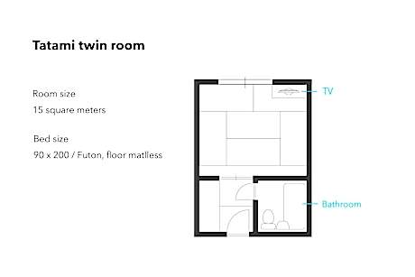 Standard Japanese-Style Twin Room - Non-Smoking