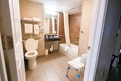 1 King Bed Mobility Accessible Room Non-Smoking