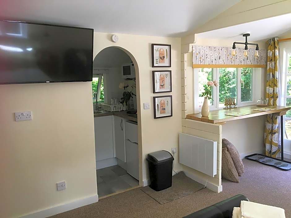 Woodland Cabin With private Wood-Fired Hot-Tub