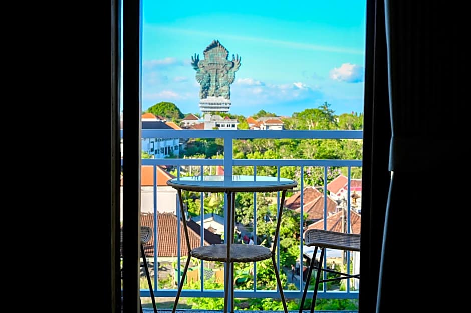 Murna Villa 3, A modern Balinese wooden house 360 GWK view