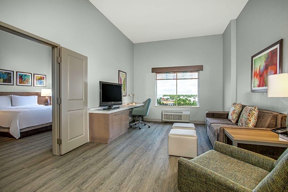Photo 1 of 9 of Deluxe 1 King Bed with Sofabed Suite, Accessible, Roll in Shower, Lake View