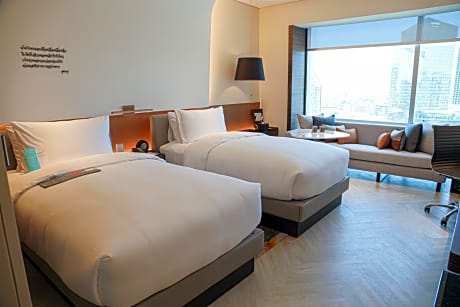 Deluxe Guest room, 2 Twin/Single Bed(s), High floor      