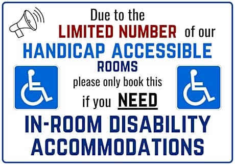 Queen Room - Disability Access