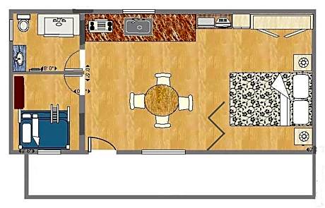 Budget Studio - Pet Friendly