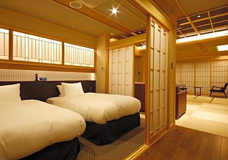 Japanese-Western Room with open-air bath TYPE K - Non-Smoking (2nd-3rd Floor)