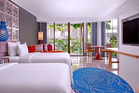 Aqua Studio Suite, 1 Bedroom Suite, 2 Double, Lagoon view