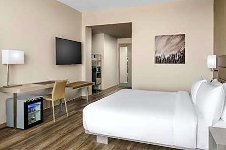 King Room with City View and Roll-In Shower - Mobility Accessible
