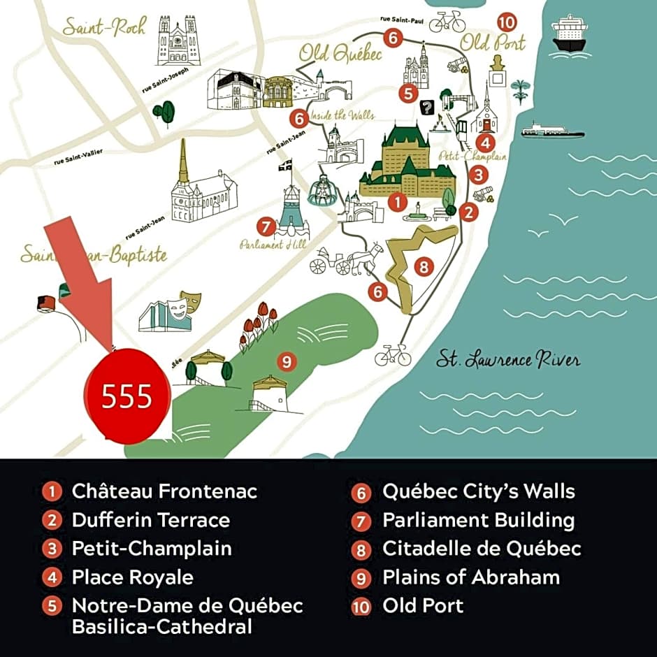 Le 555 Hébergements touristiques