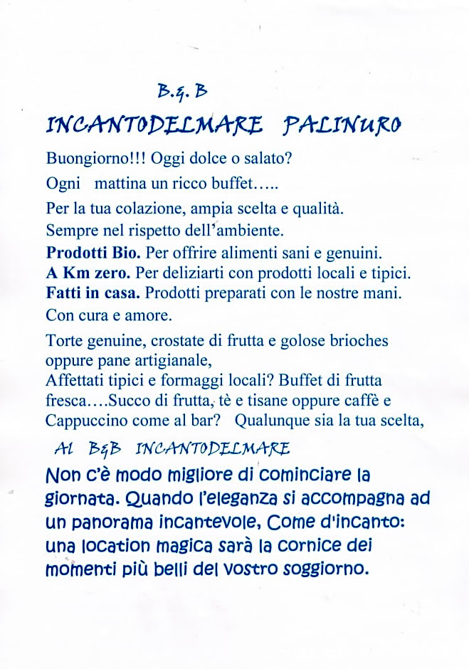 B&B Incanto del Mare