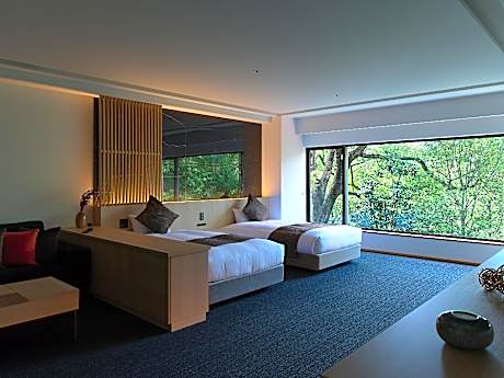 Suite 80 sqm Japanese Western Style Room Luxury with Semi Open-Air Bath