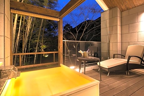Villa Suite - Maisonette - Twin Room and Open-Air Hot Spring Bath