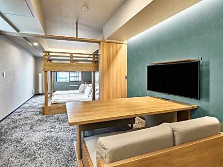 One-Bedroom Loft Bed Apartment