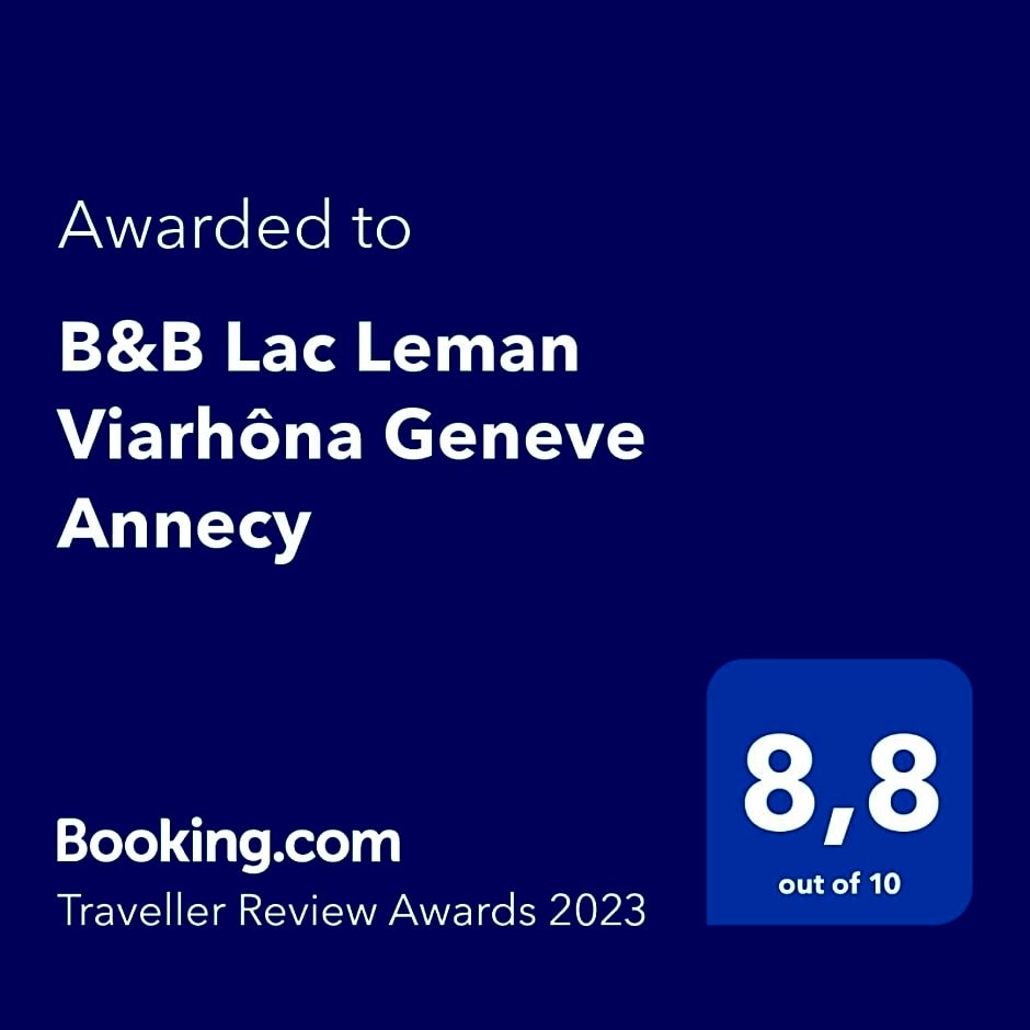 # Prix "Travellers Awards 2023 et 2024" LAC LEMAN Chambre habitant Velos Viarhôna Geneve Annecy