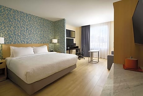 Studio, 1 King Bed with Sofa bed (1 King Bed and 1 Double Sofa Bed)