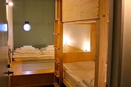 Family Room with Bunk Bed with Tatami Area with Shared Shower and Toilet