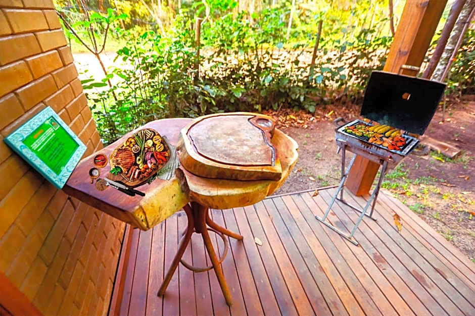 Alquimia Zen IGLUs de eucalipto na Reserva Aruá