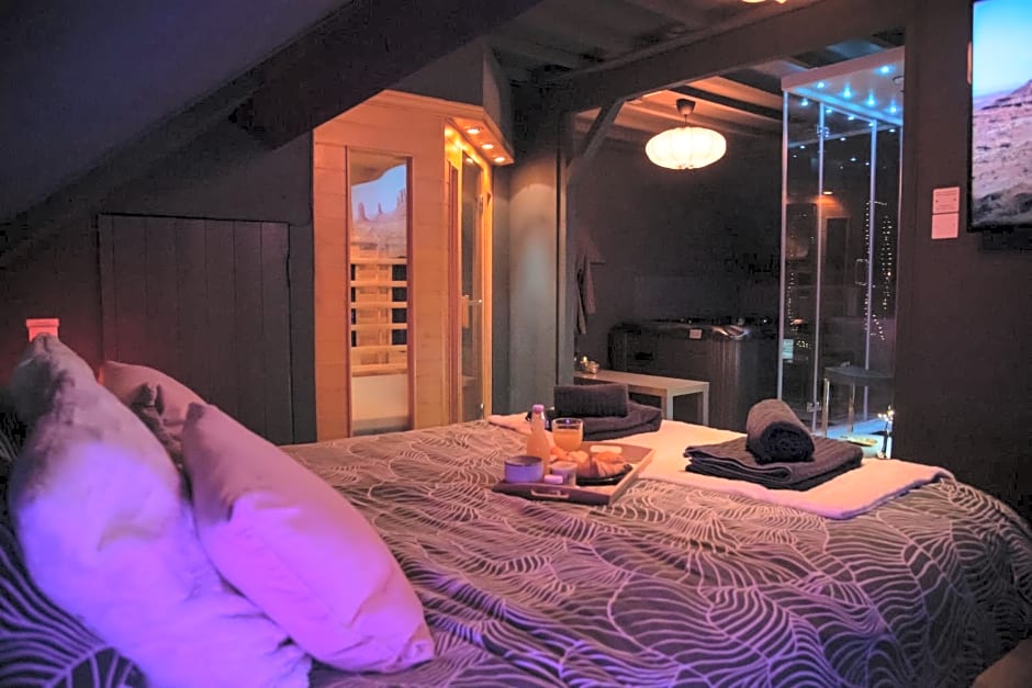 PAUSE NATURE SORBAIS Chambre avec SPA, SAUNA, STREAMING et arrivée autonome