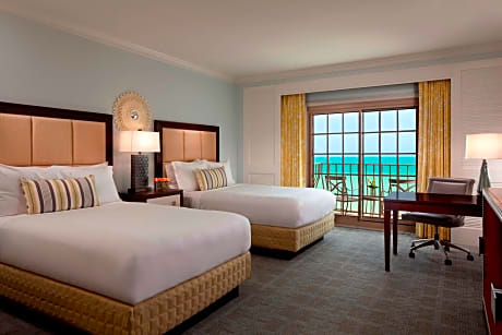Ocean Front, Guest room, 2 Queen, Balcony