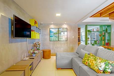 IT84 Wonderful 4-Suite Apartment, Right on the Beach - Itacimirim