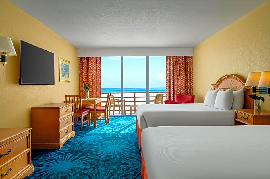 Photo 1 of 7 of Beachfront Deluxe Queen Room with Two Queen Beds with Balcony