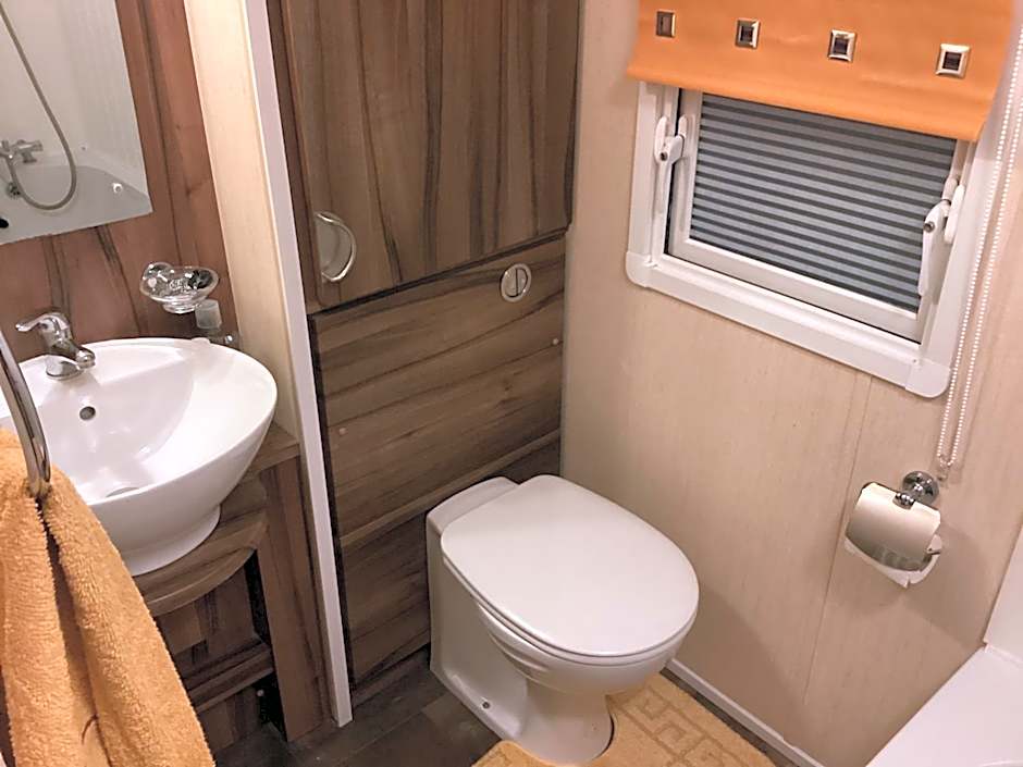 Luxury caravan at Seton Sands