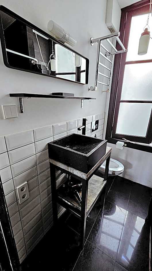 JoyJoyJoy the Black Beauty ecolicious studio in a canal house with French balcony with view on the canals