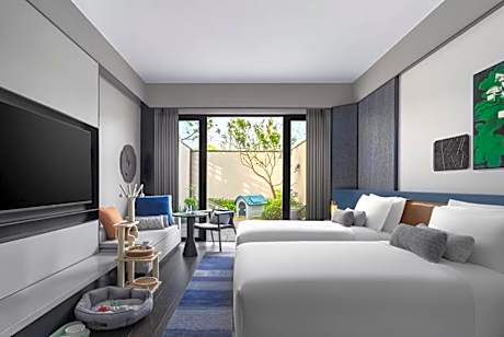 2 Double Essential Outdoor Living Area Pet Friendly