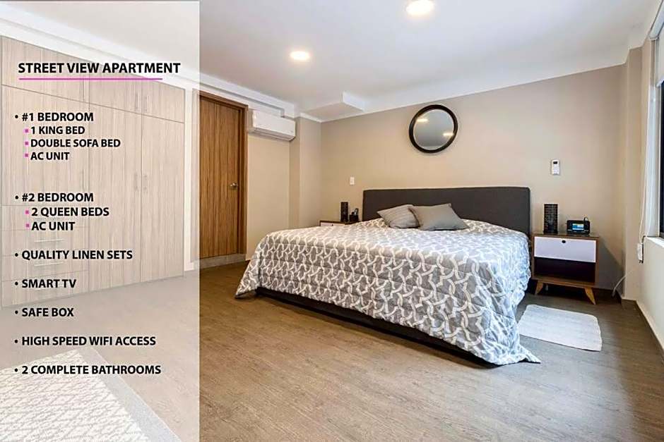 102 Centro 2Bdrm 2bath apt AC Rooftop