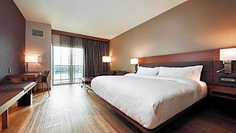 1 Bedroom Suite, 1 King, Ohio River view, Balcony