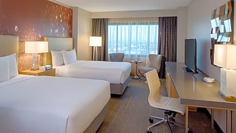 Double Room with Two Double Beds and Stadium View
