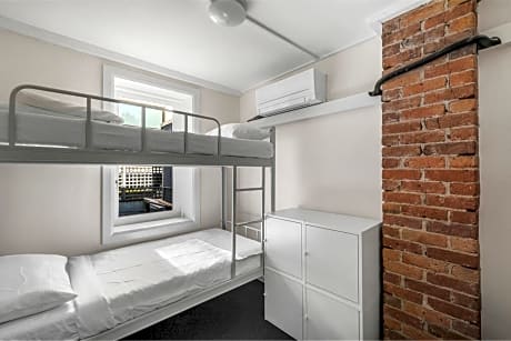 Bed in 8-Bed Dormitory Room w/ AC and Balcony (Female Only)