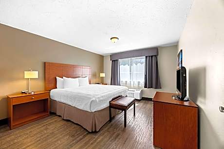 Suite-1 King Bed Non-Smoking Sofabed Wet Bar Dining Room Microwave Fridge Wi-Fi Full Breakfast