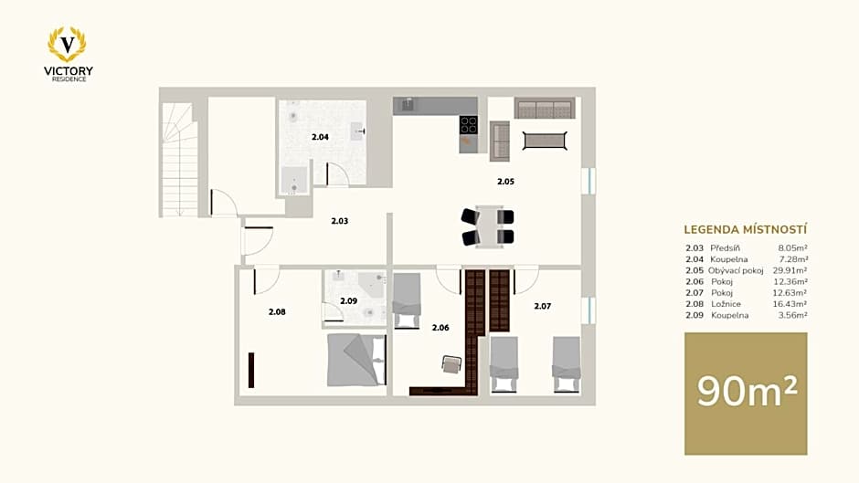 Apartmány Victory Residence